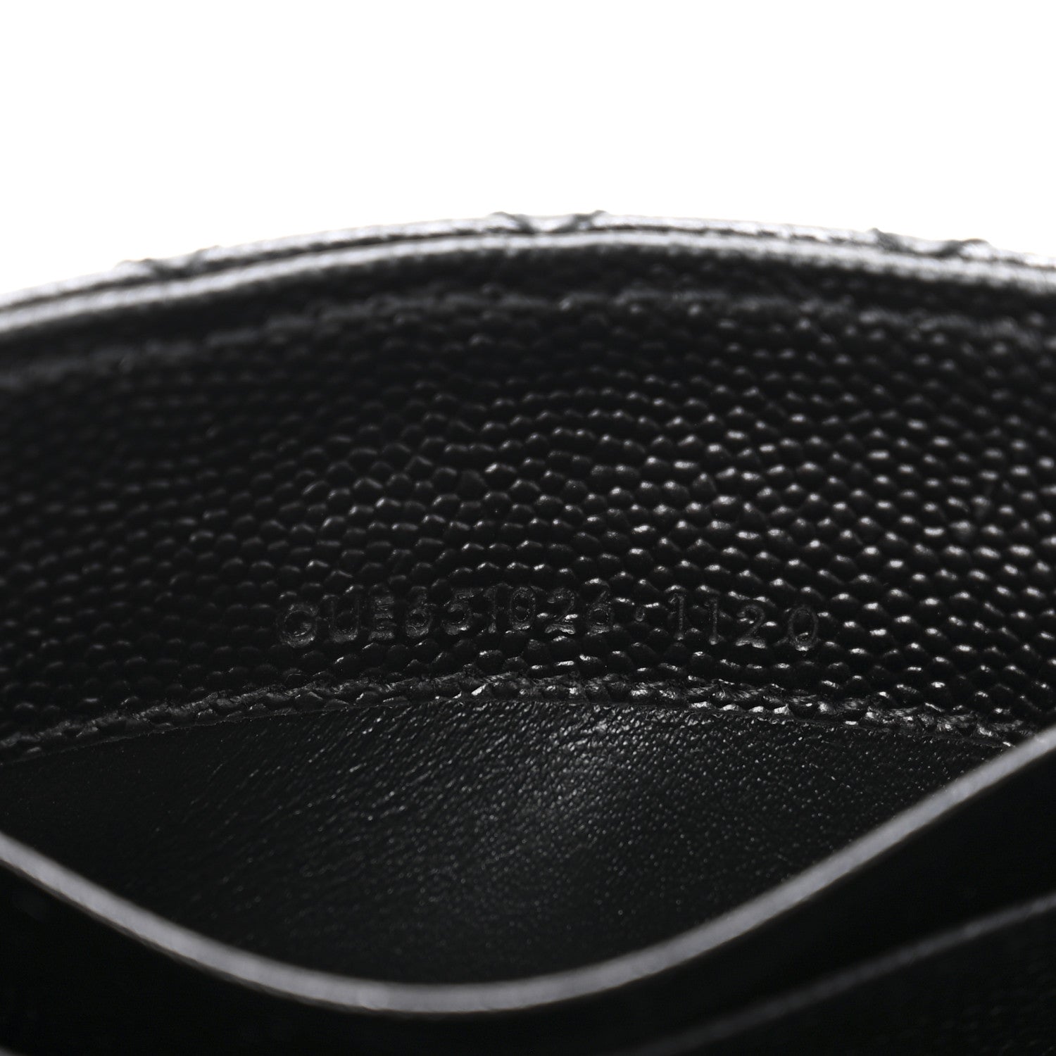 Saint Laurent Grain De Poudre Textured Mixed Matelasse Triquilt Small Monogram Envelope Wallet Black 7 of 9