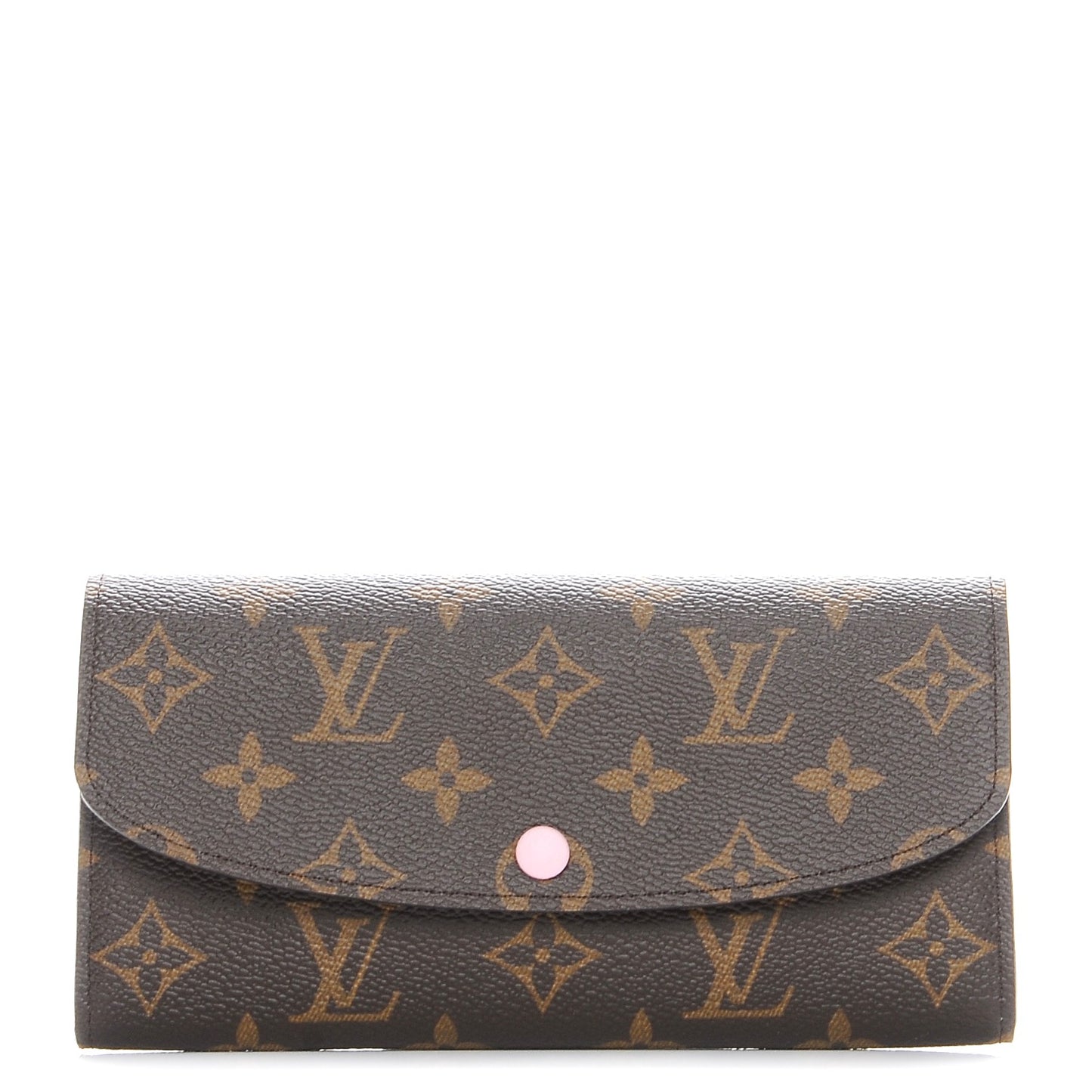 Monogram Emilie Wallet Rose Ballerine