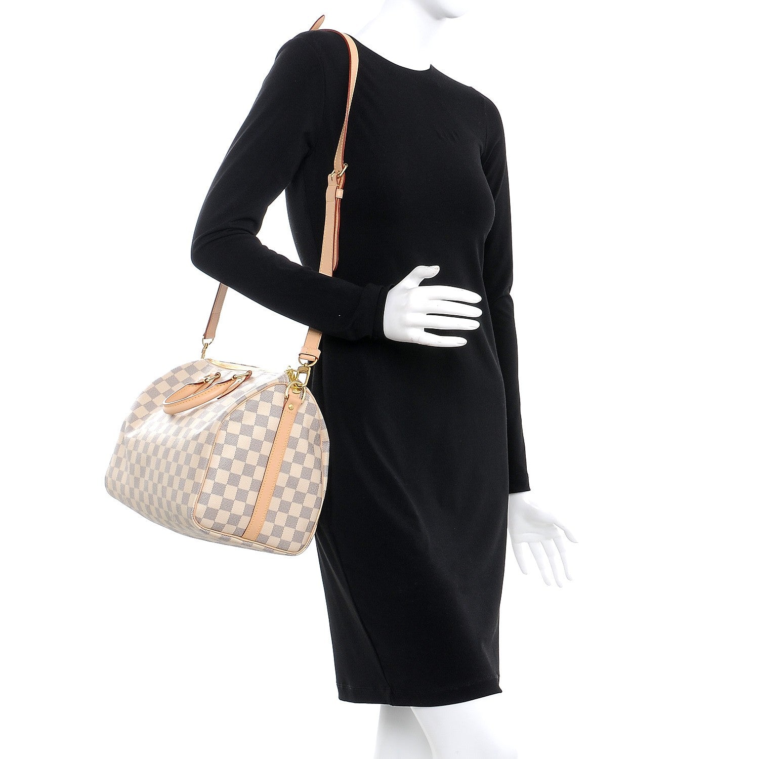 Louis Vuitton Damier Azur Speedy Bandouliere 30 2 of 9