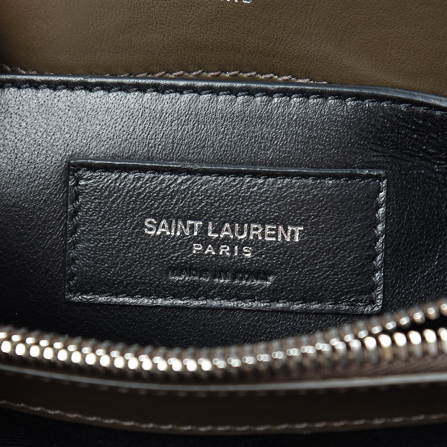 Saint Laurent Calfskin Y Quilted Monogram Small Loulou Chain Satchel Faggio 7 of 11