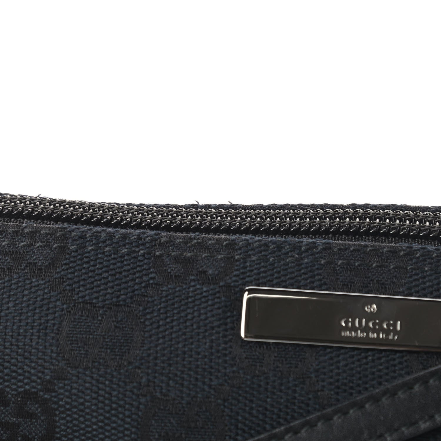 Gucci Monogram Boat Pochette Navy 10 of 10