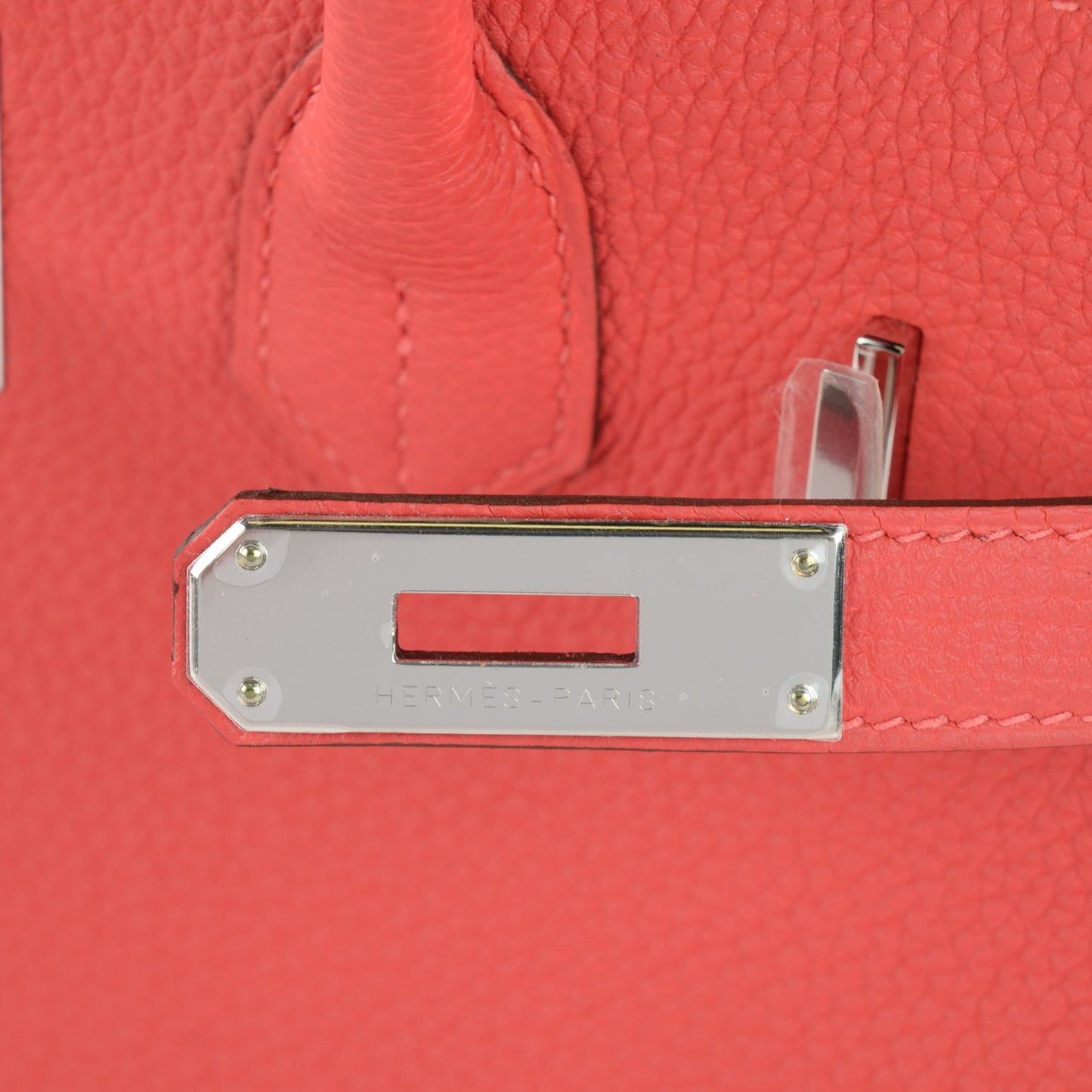 Togo Birkin 30 Rouge Pivoine