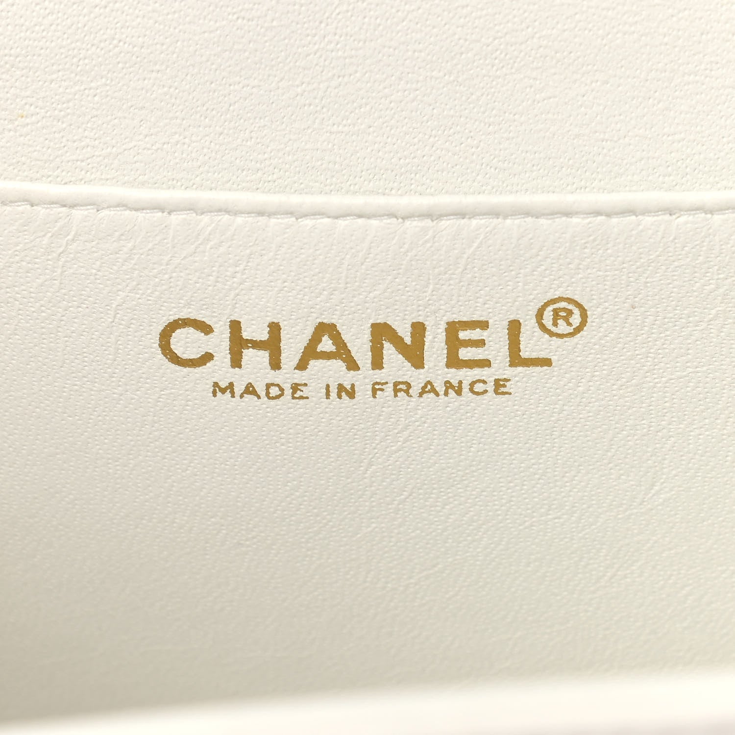 Chanel Lambskin Chocolate Bar Accordion Mademoiselle White 6 of 15