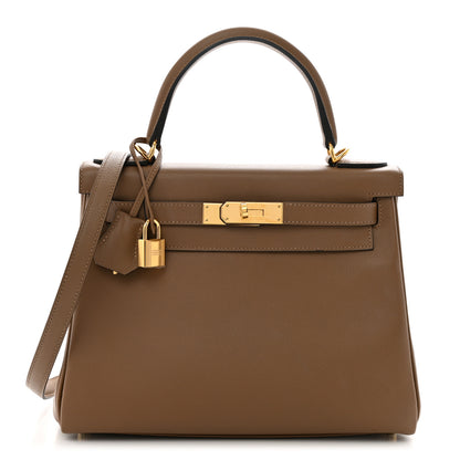 Hermes Evercolor Kelly Retourne 28 Beige De Weimar 1 of 17