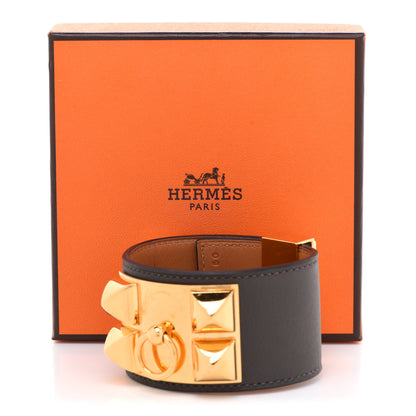Hermes Swift Collier de Chien CDC Bracelet S Graphite 9 of 9