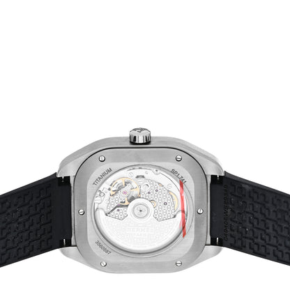 Hermes Titanium Rubber 39mm H08 Automatic Watch Noir 4 of 5