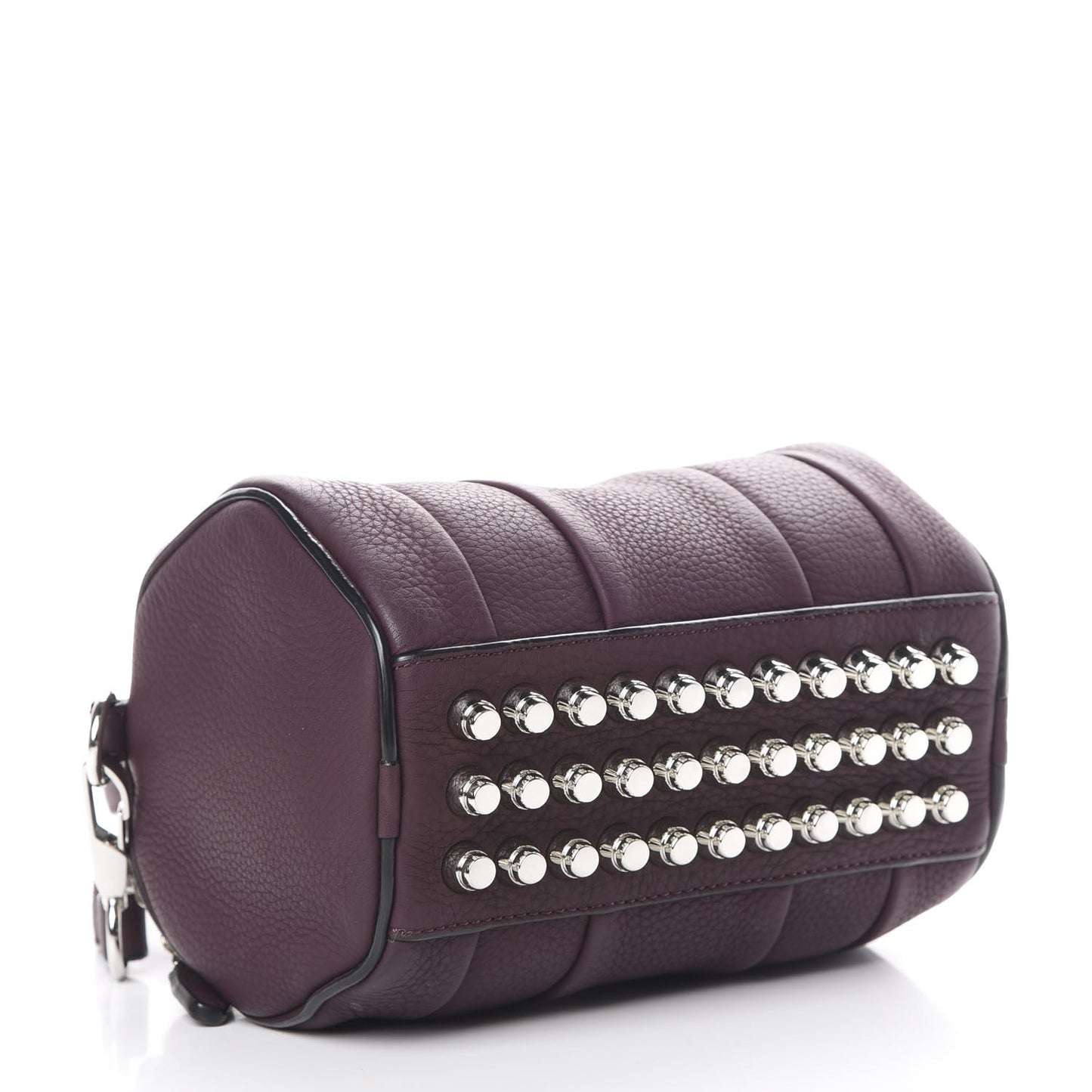 Pebbled Calfskin Mini Rockie Matte Oxblood