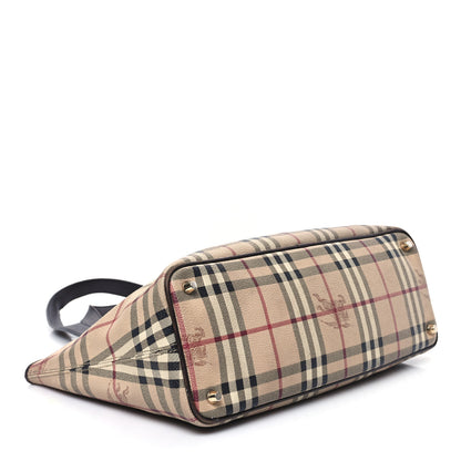 Burberry Haymarket Check Medium Regent Tote Chocolate 4 of 12