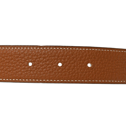 Hermes Box Togo 32mm H Belt 85 34 Black Gold 5 of 6