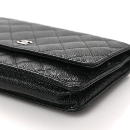 Chanel Caviar Quilted Wallet on Chain WOC Black 10 of 10