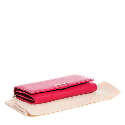 Jimmy Choo Grainy Calf Nikita Convertible Wallet Cherry 4 of 7