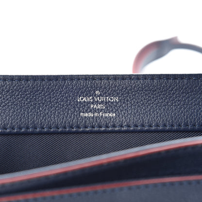 Louis Vuitton Calfskin Lockme II Chain Bag BB Marine Rouge 6 of 12
