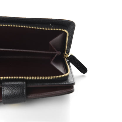 Chanel Caviar Quilted Zipped Pocket Wallet Black 7 of 7