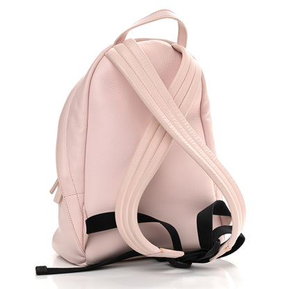 Balenciaga Smooth Calfskin Logo Small Everyday Backpack Light Rose Black 3 of 15