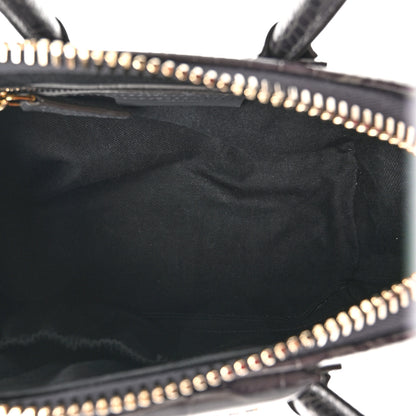 Givenchy Calfskin Crocodile Embossed Mini Antigona Storm Grey 5 of 10