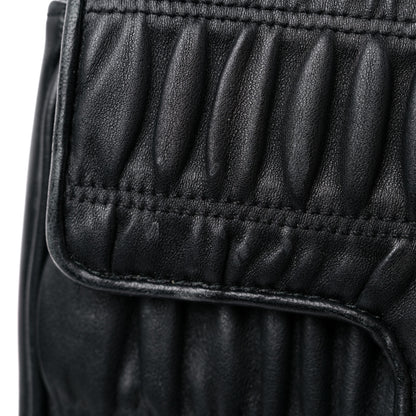 Prada Nappa Gaufre Small Chain Flap Shoulder Bag Black 15 of 16