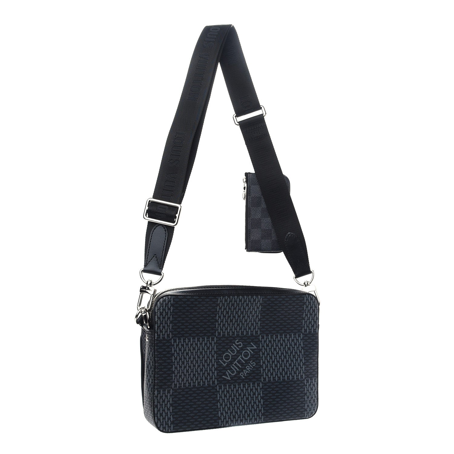 Louis Vuitton Damier Graphite 3D Trio Messenger 3 of 8