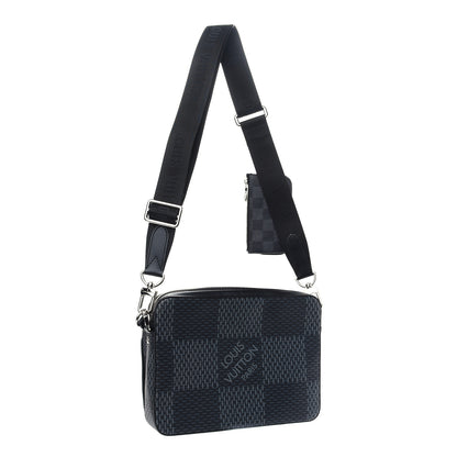 Louis Vuitton Damier Graphite 3D Trio Messenger 3 of 8