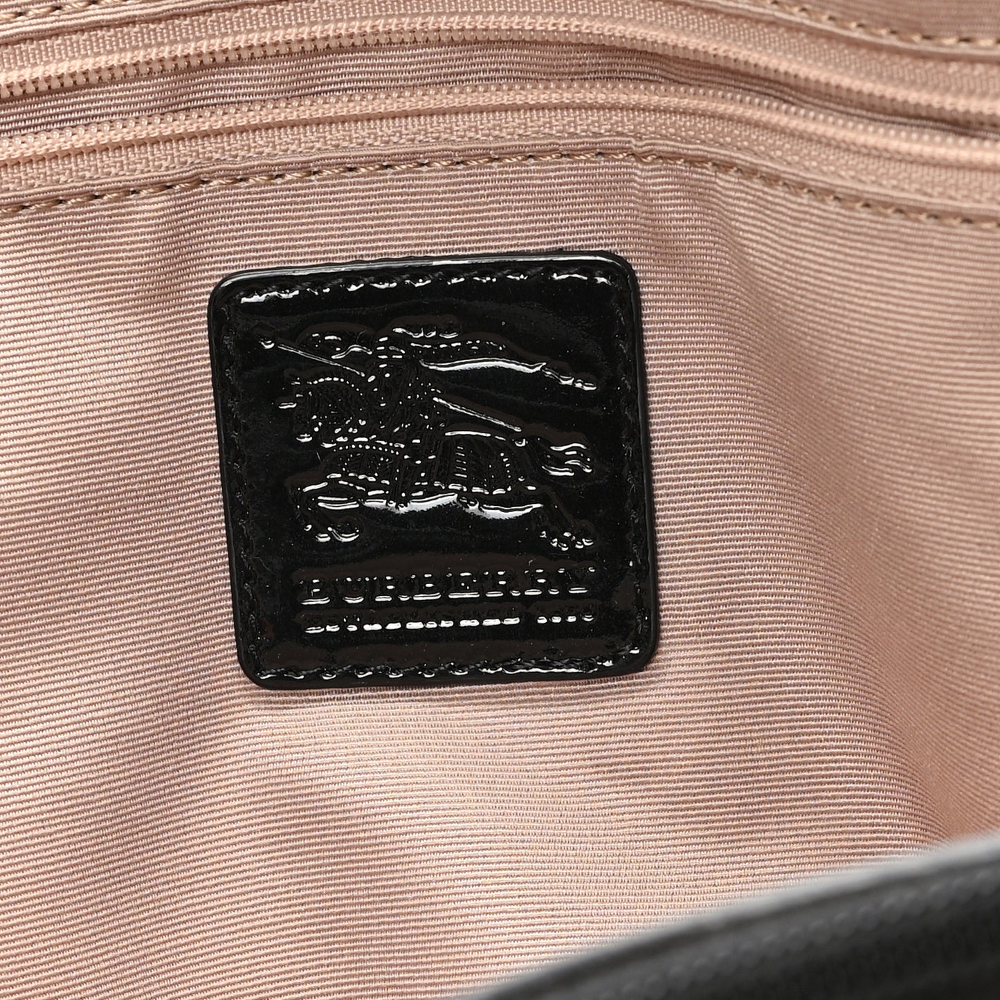 Nova Check Patent Medium Emmy Tote Black