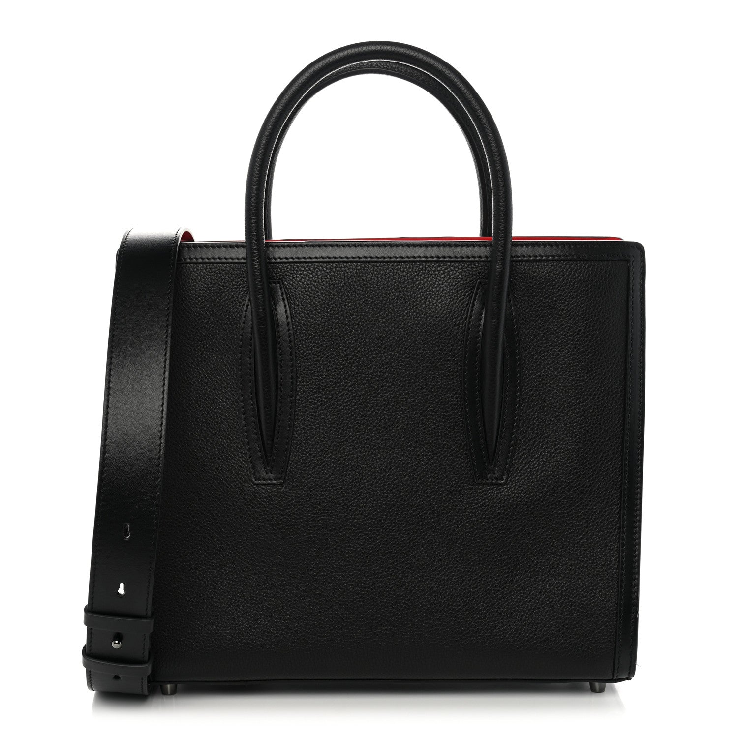 Christian Louboutin Calfskin Empire Medium Paloma Black 1 of 10