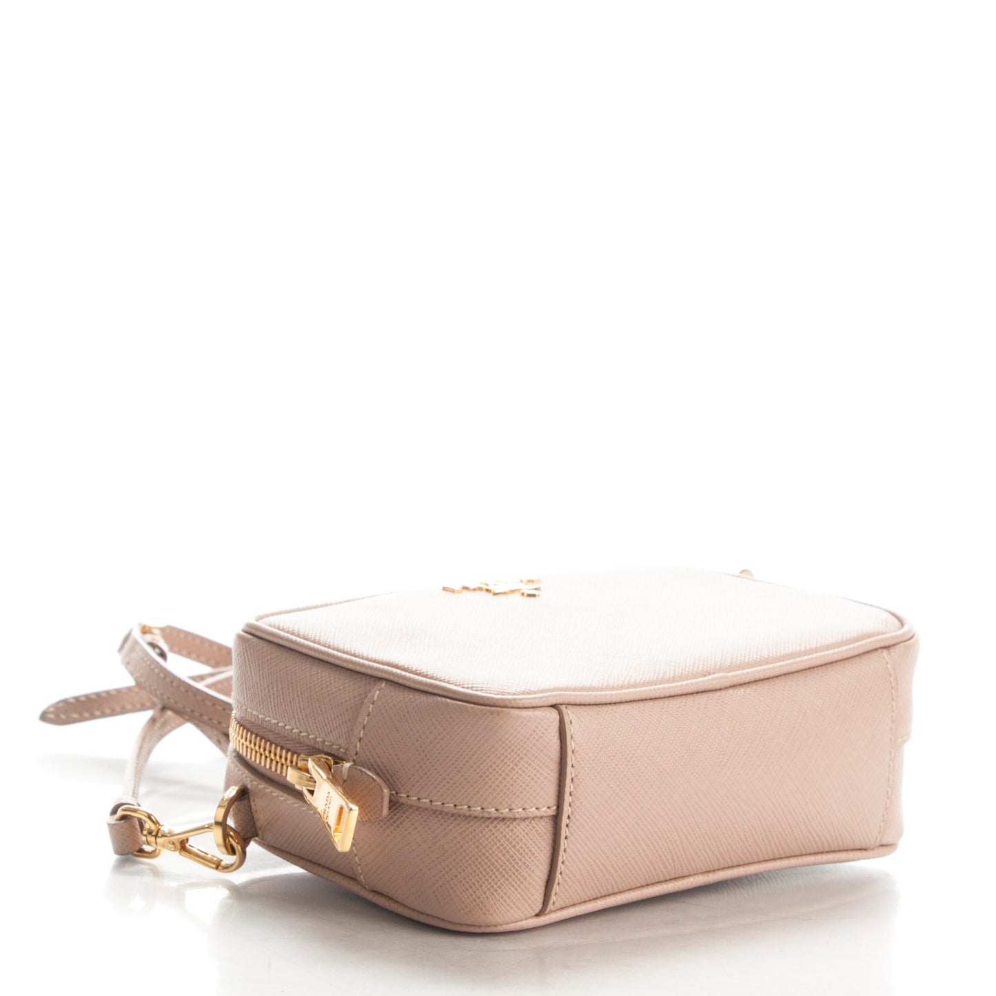 Saffiano Mini Camera Crossbody Cammeo