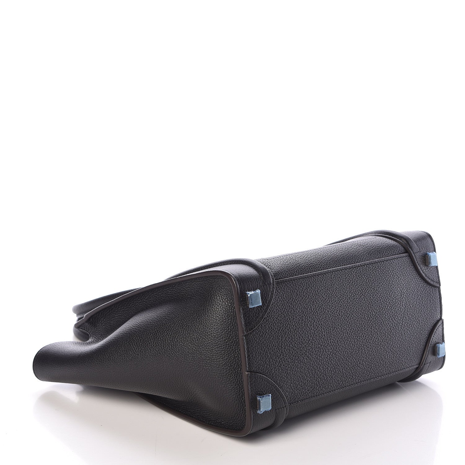 Celine Drummed Calfskin Micro Luggage Black 4 of 9