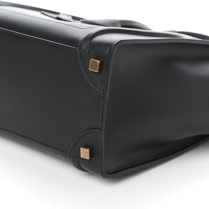 Celine Smooth Calfskin Micro Luggage Black 9 of 9