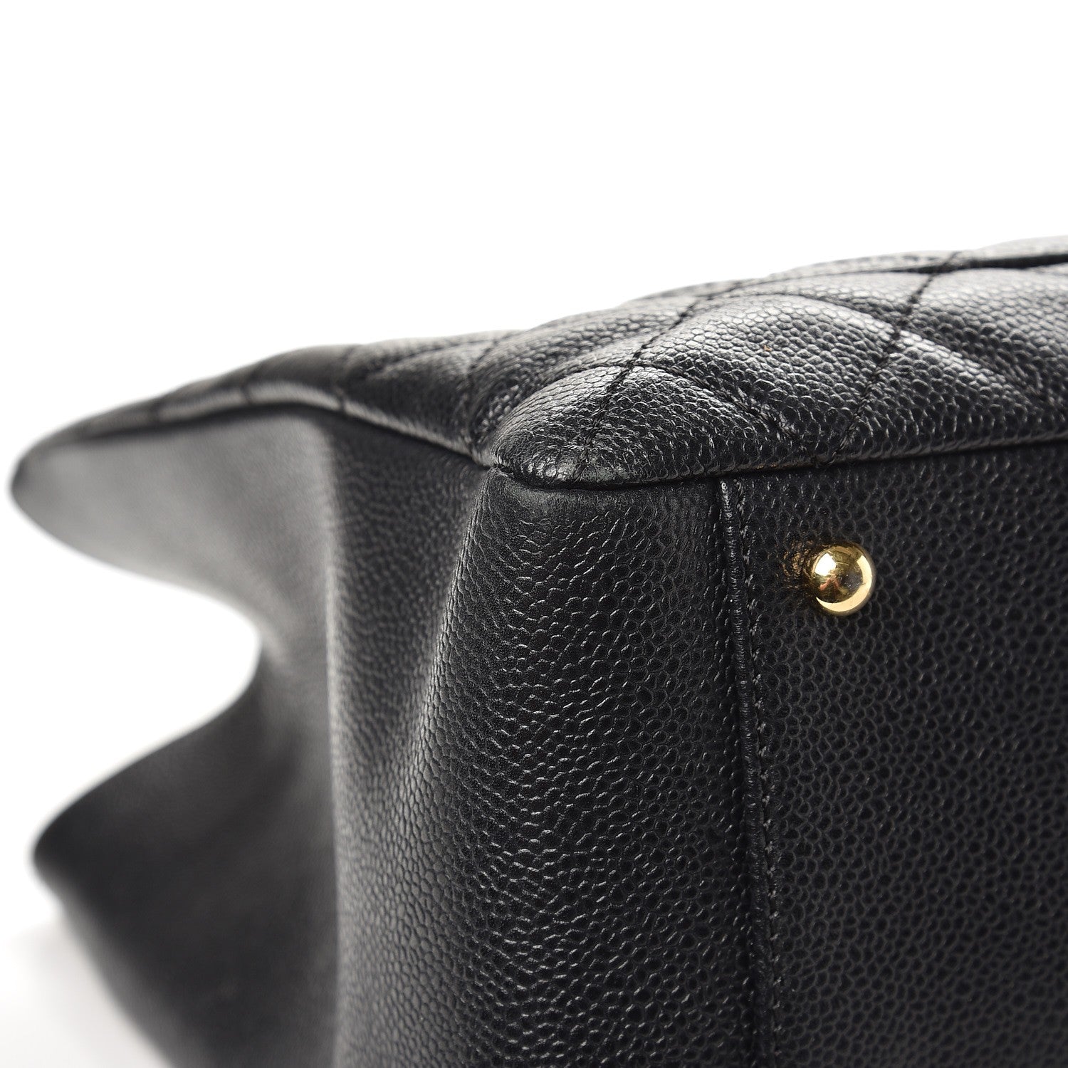 Chanel Caviar Quilted XL Grand Shopping Tote GST Black 10 of 11