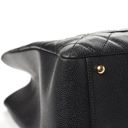 Chanel Caviar Quilted XL Grand Shopping Tote GST Black 10 of 11