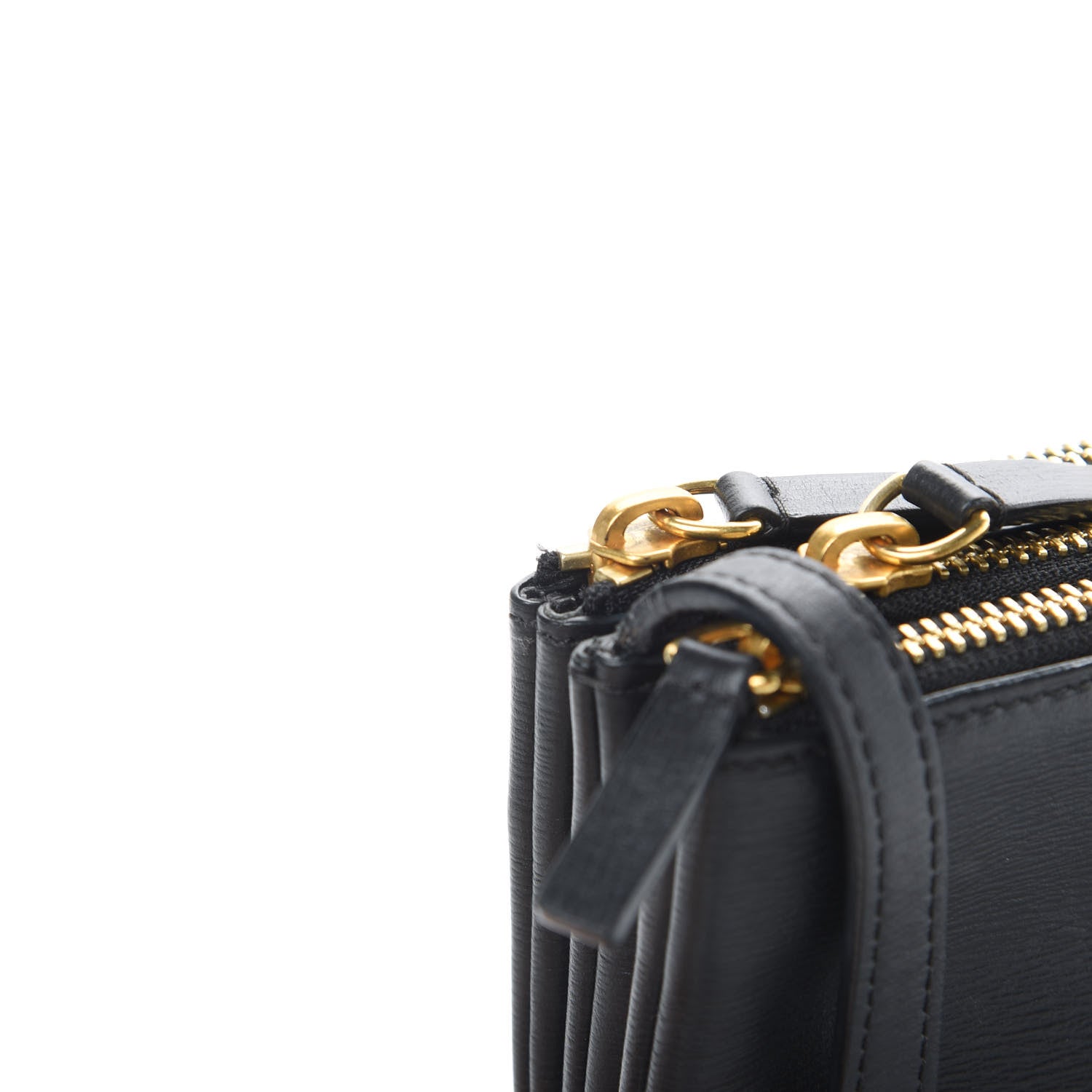 Celine Liege Calfskin Small Trio Crossbody Bag Black 14 of 14