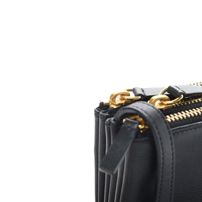 Celine Liege Calfskin Small Trio Crossbody Bag Black 14 of 14