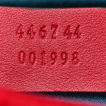 Gucci Velvet Matelasse Mini GG Marmont Shoulder Bag Hibiscus Red 1 of 10