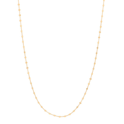 Cartier 18K Yellow Gold Cube Chain Necklace 1 of 6