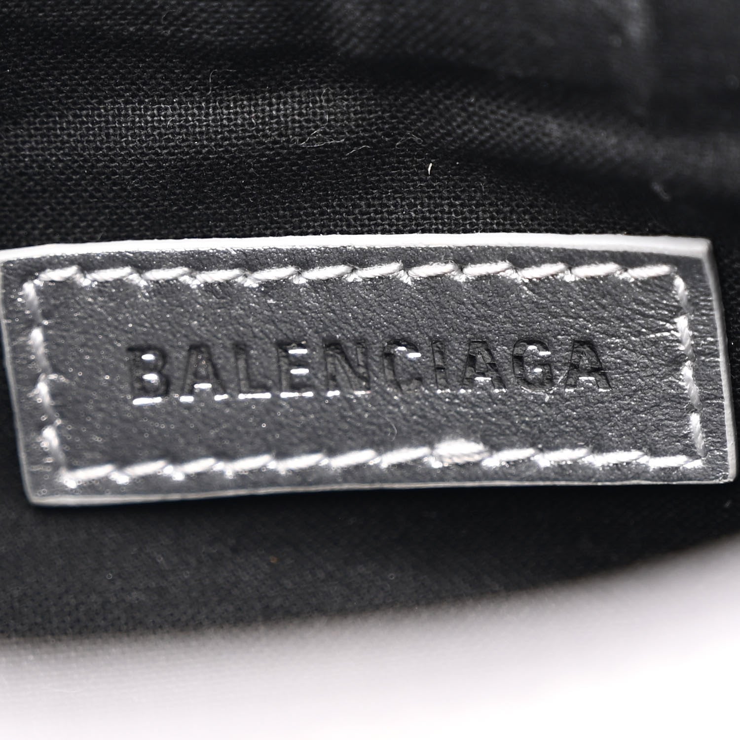 Balenciaga Rhinestone Encrusted Le Cagole Shoulder Bag XS Silver 8 of 12