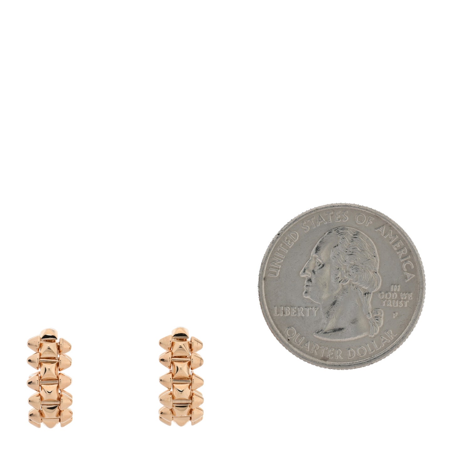 18K Pink Gold Mini Clash de Cartier Earrings