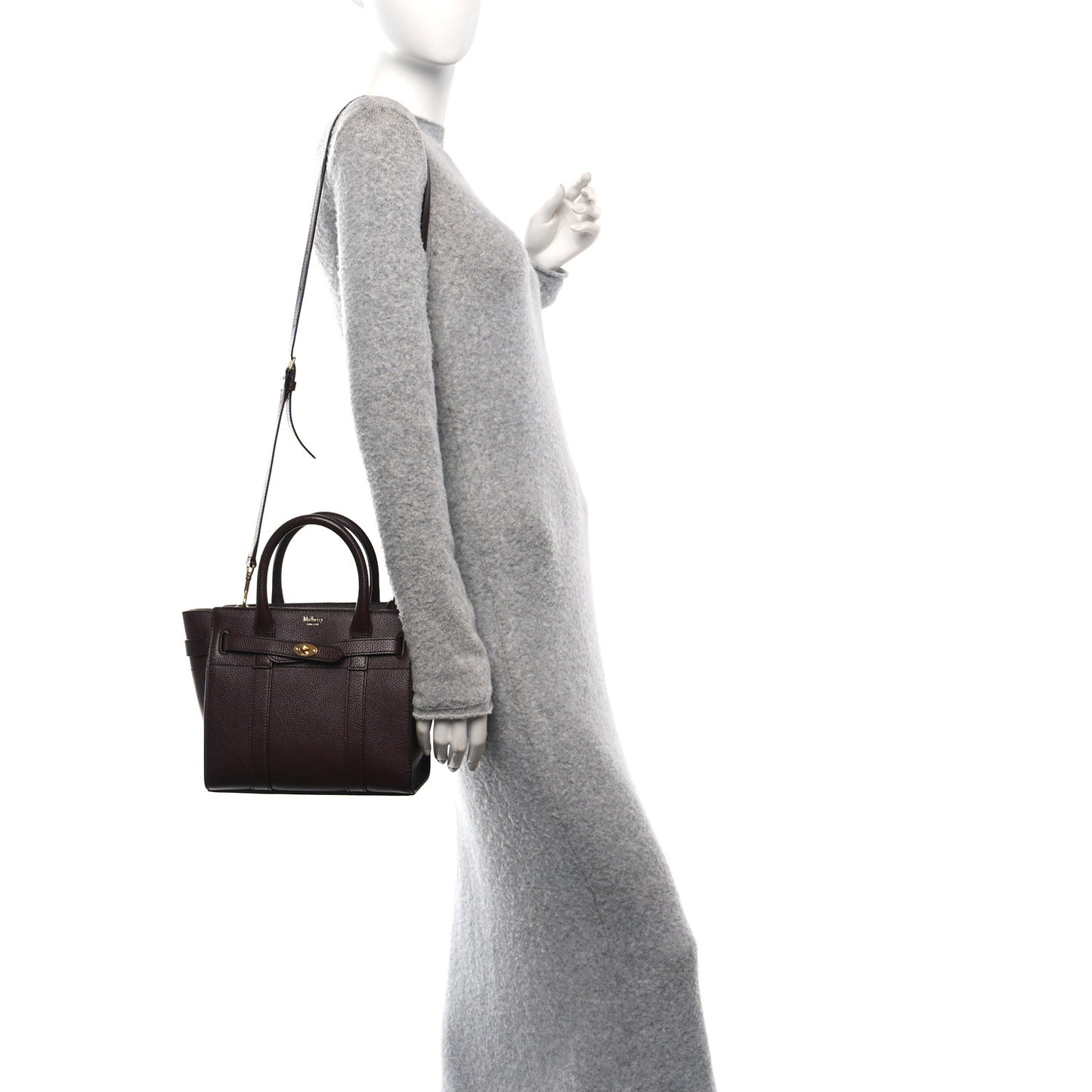 Small Classic Grain Mini Zipped Bayswater Oxblood