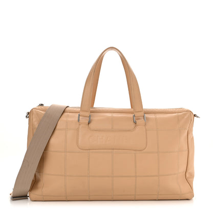 Chanel Caviar Square Stitched Large Tote Beige 1 of 19