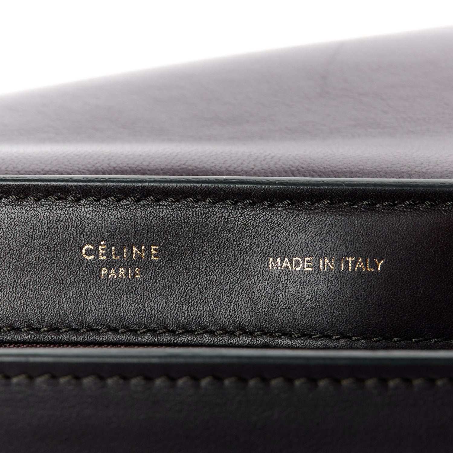 Celine Snakeskin Calfskin Medium Trapeze Brown 6 of 13