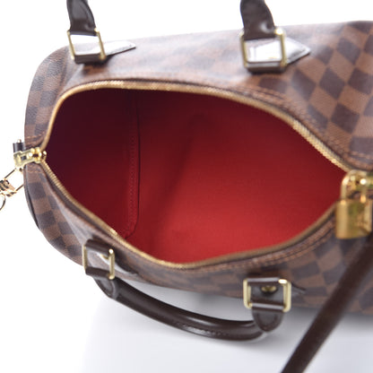 Louis Vuitton Damier Ebene Speedy Bandouliere 30 6 of 12