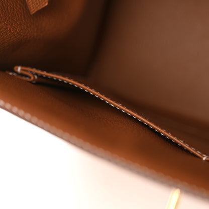 Hermes Epsom Kelly Sellier 28 Gold 8 of 13