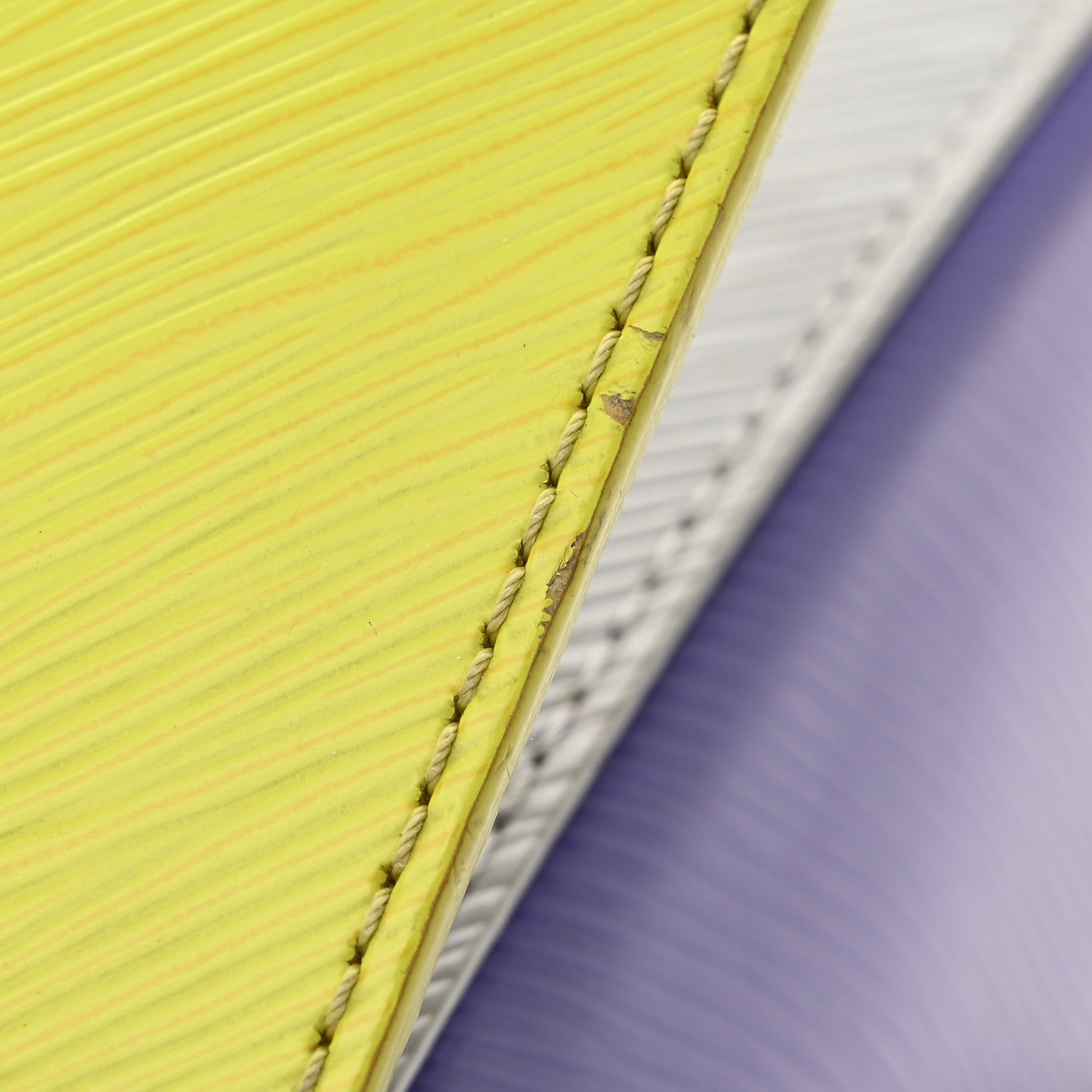 Louis Vuitton Epi Twist Shoulder Bag MM Purple Yellow Grey 12 of 12