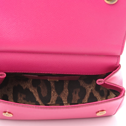 Dolce & Gabbana Dauphine Small Miss Sicily Satchel Pink 4 of 7