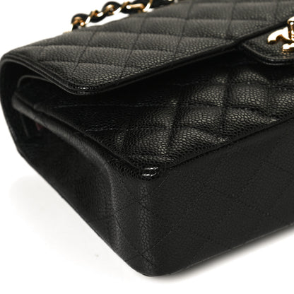 Chanel Caviar Quilted Medium Double Flap Black 11 of 13