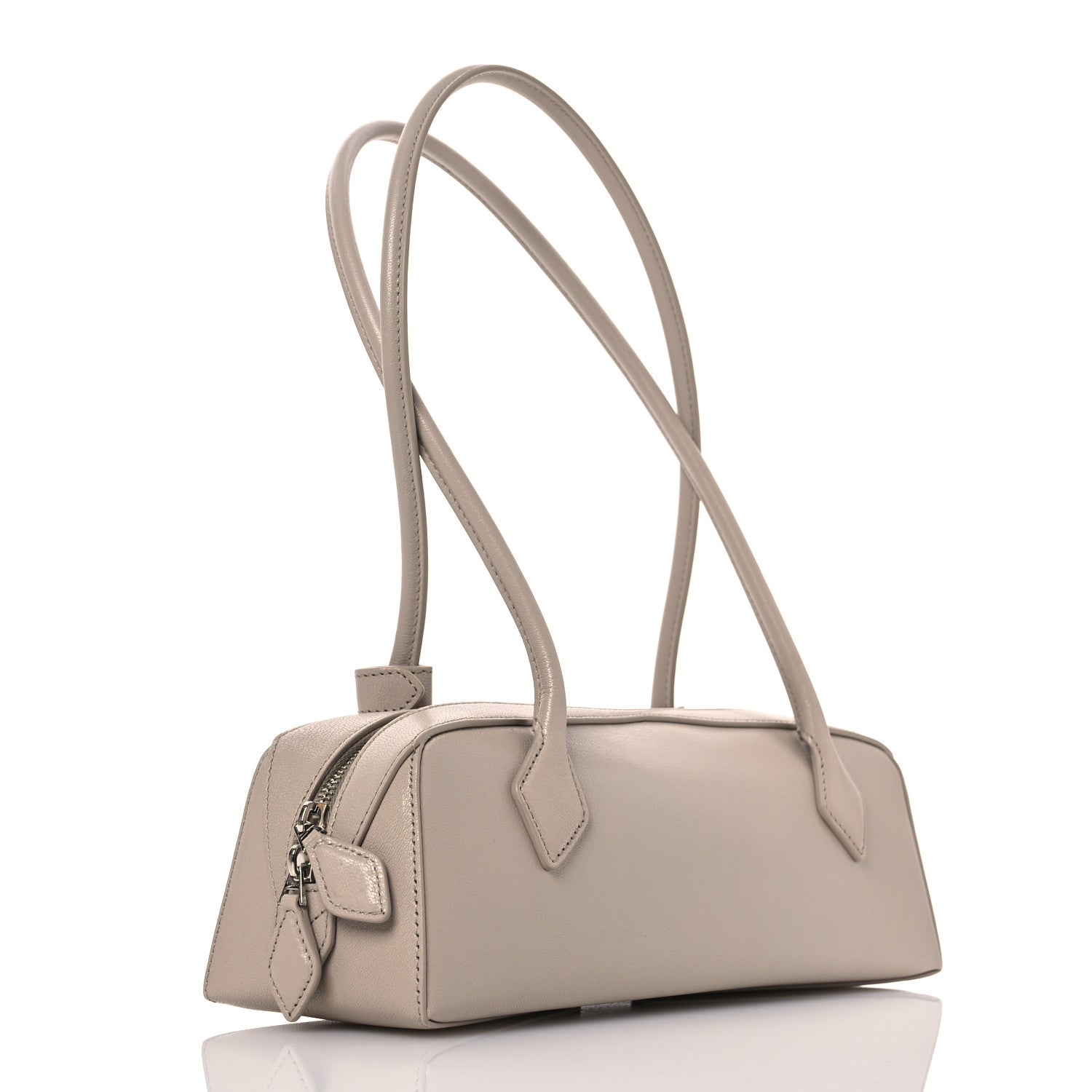 Alaia Goatskin Medium Le Teckel Bag Grege 4 of 14