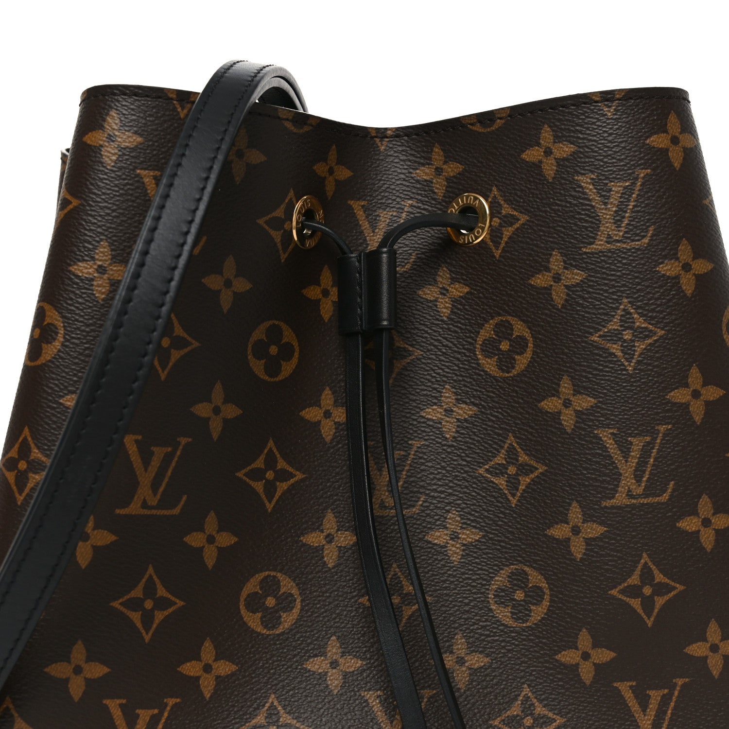 Louis Vuitton Monogram Neonoe MM Black 7 of 9
