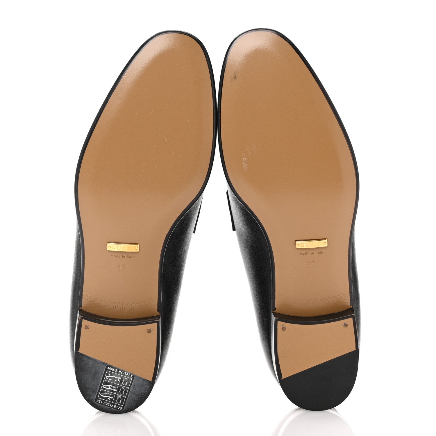 Gucci Calfskin Womens Interlocking G Horsebit Loafers 37 Black 6 of 11