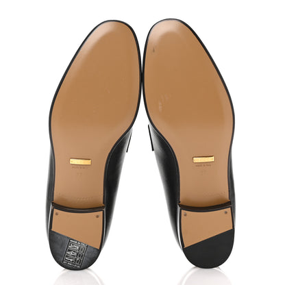 Gucci Calfskin Womens Interlocking G Horsebit Loafers 37 Black 6 of 11