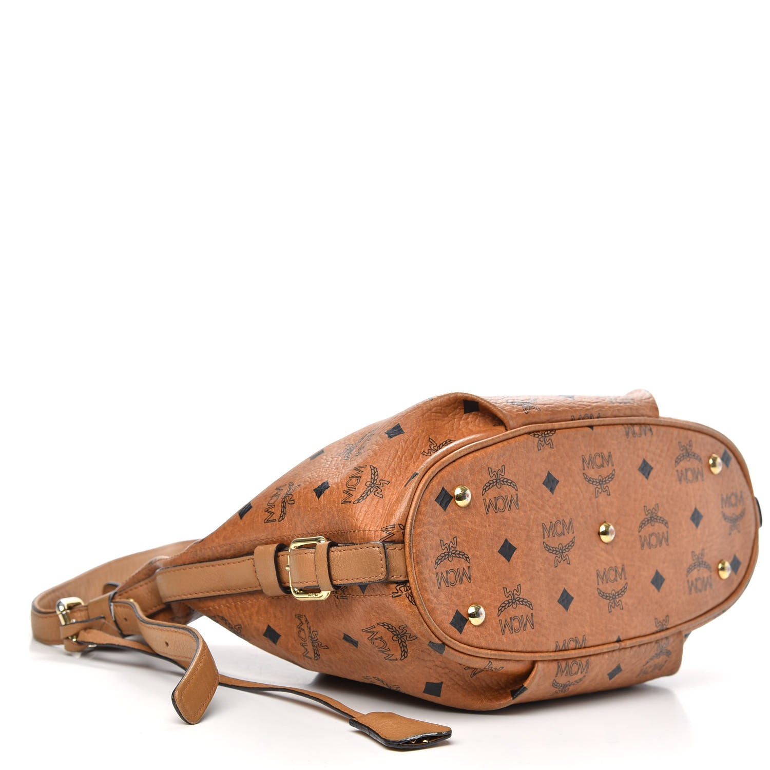 MCM Visetos Hobo Cognac 4 of 14