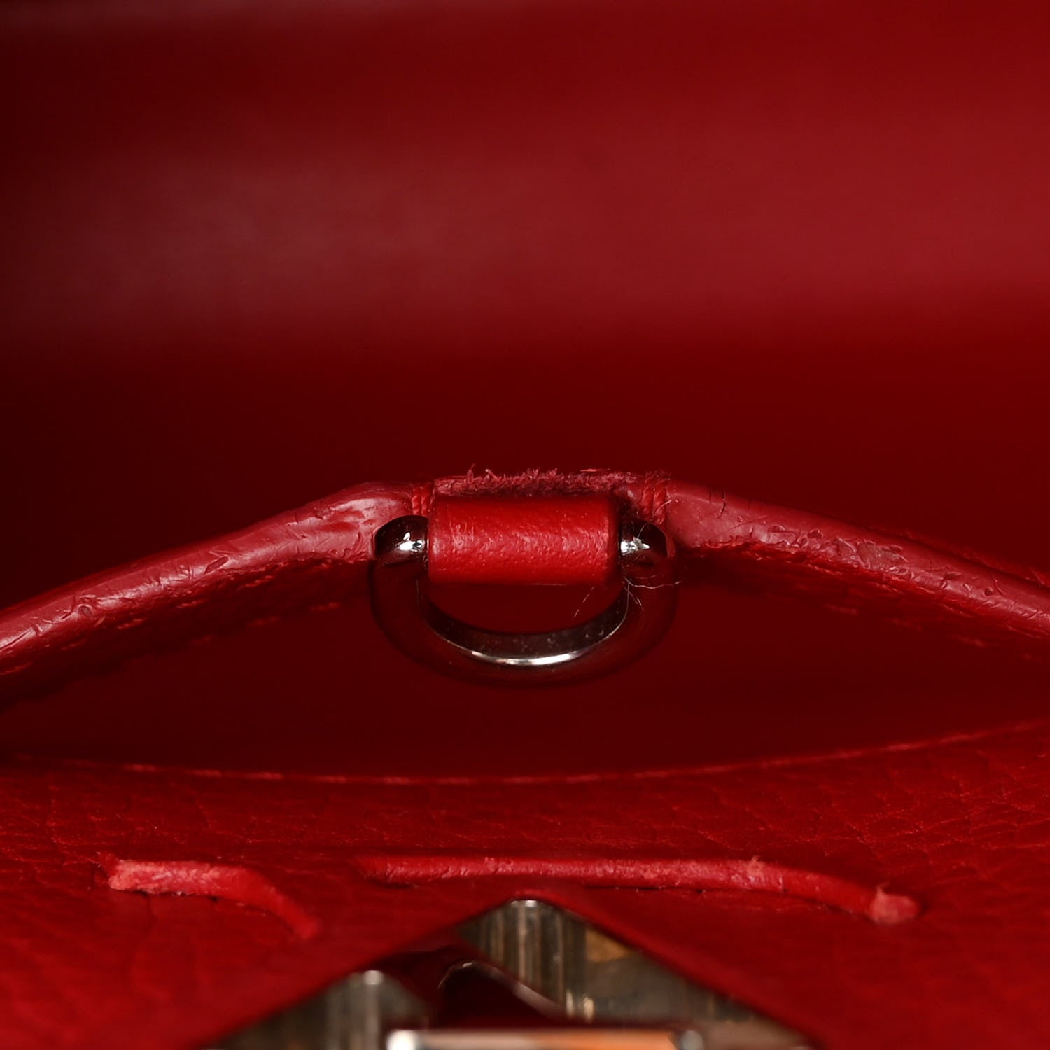 Louis Vuitton Taurillon Snakeskin Capucines BB Rubis 13 of 18
