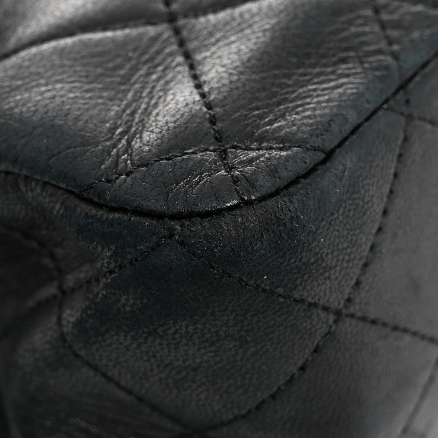 Chanel Lambskin Quilted Medium Double Flap Black 13 of 15
